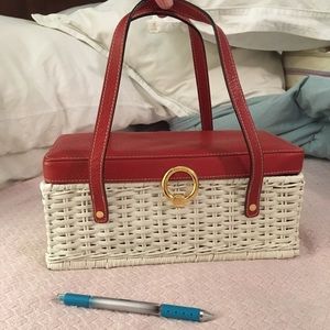 Kate Spade wicker purse